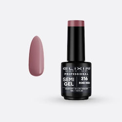 Elixir Semi Gel Semi-Permanent Nail Polish Rose...