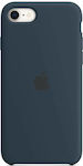 Apple Silicone Case Umschlag Rückseite Silikon Abyss Blue (iPhone SE 2022/2020/8/7) MN6F3ZM/A