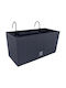 Marhome Rato Case Planter Box Hanging 39.5x19.5cm Charcoal 09-DRC400W-S433