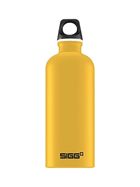 Sigg Traveller Aluminum Water Bottle 600ml Yellow