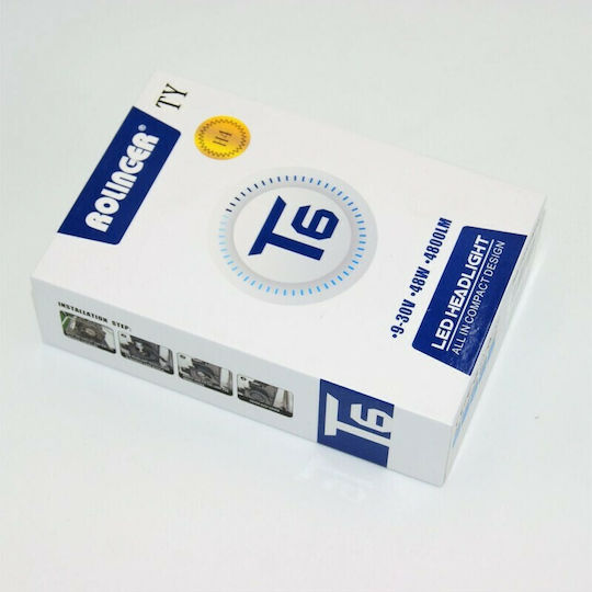 Λάμπες Αυτοκινήτου H4 / T6 LED Λευκό 48W 2τμχ