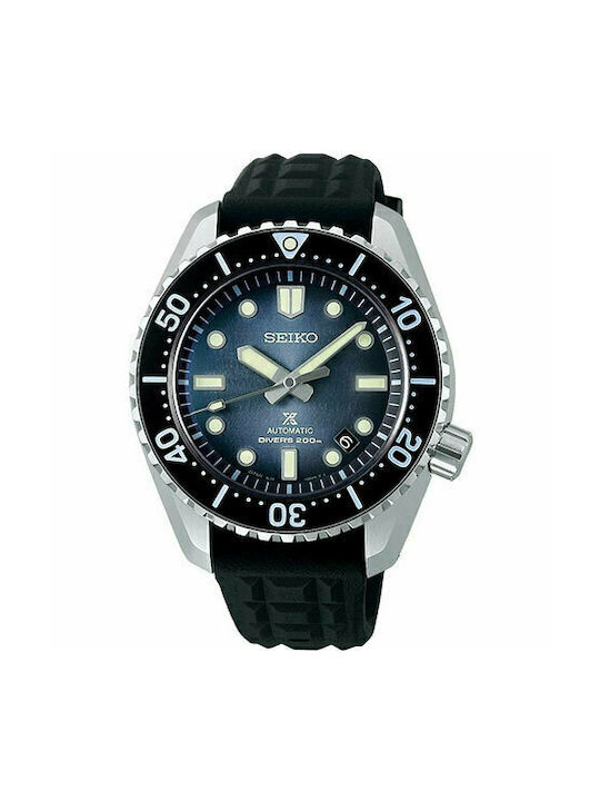 Seiko Prospex Sea Save the Ocean Limited Edition Ρολόι Αυτόματο με Καουτσούκ Λουράκι σε Μαύρο χρώμα