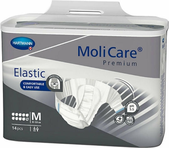 Hartmann Molicare Premium Elastic Пелени за инконтиненция 10 капки Medium 14бр