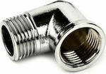 Corner male 1/2 chrome -