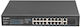 Lanberg RSFE-16P-2C-150 Unmanaged L2 PoE+ Switch με 16 Θύρες Gigabit (1Gbps) Ethernet και 2 SFP Θύρες