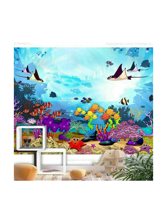 Polihome Peel & Stick Kids Wallpaper Underwater Fun L196xH140εκ.