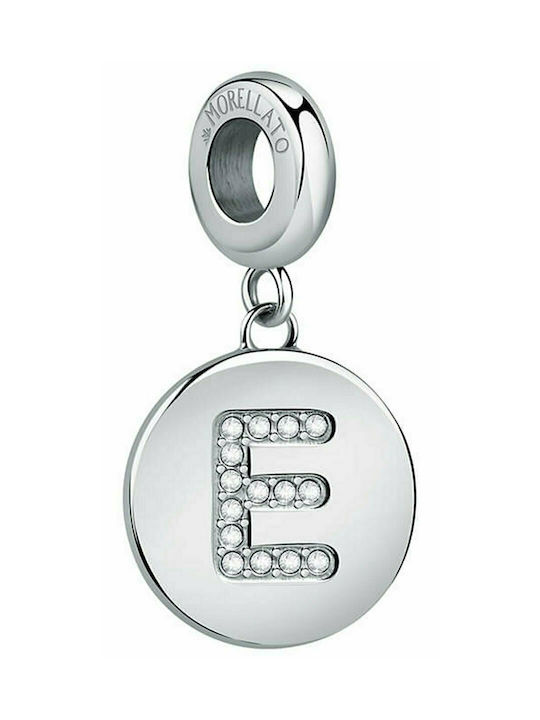 Morellato E Women's Steel Monogram Charm
