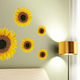 Dekorativer Aufkleber Wand Sunflower Ango