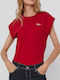 Pepe Jeans Women's T-shirt Red