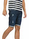 Herrenshorts Jeans Blau