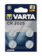 Varta Lithium Watch Battery CR2025 4pcs