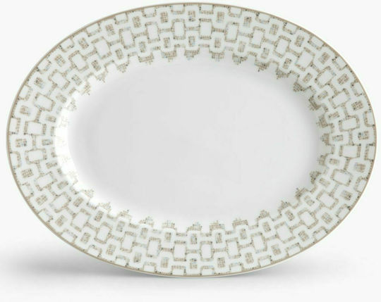 Ionia Hymn Servierplatte Oval Porzellan Weiß 36cm 1Stück