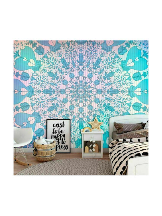 Polihome Peel & Stick Kids Wallpaper Girly Mandala L147xH105cm