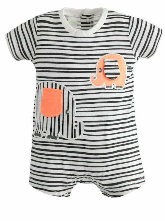 iDO Baby Bodysuit Set Short-Sleeved White