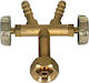 Gas Grill Y-Type Connector with 2 Vanakia