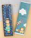 Easter Candle Flat with Box 29cm Blue