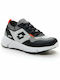 Kids Sports Shoes Running with Laces Black