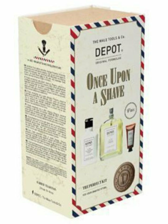 Depot Once Upon A Shave Skin Care Set for Moisturizing & Facial Cleaning