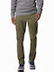 Pacific Ridge Men's Chinos Elastic Pants in Regular Fit Khaki