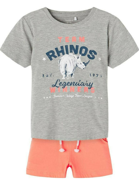 Kinder-Set mit Shorts Sommer 2Stück Gray