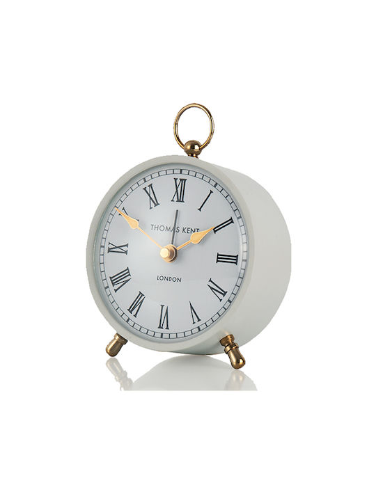 Zaros Tabletop Clock Grey 10cm 24526 CL354