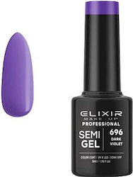 Elixir Semi Gel Ημιμόνιμο Βερνίκι Νυχιών 696 Da...