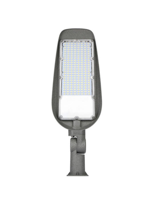 Optonica Außenstehlampe LED Straße 150W mit Warmes Weiß Licht IP65 Grau