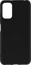 Senso Soft Touch Back Cover Σιλικόνης Μαύρο (Po...