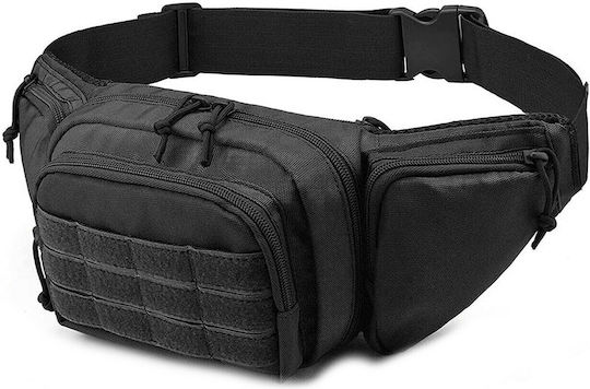 Military Pouch Waist Black 0.55lt