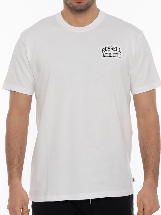 Russell Athletic T-shirt Bărbătesc cu Mânecă Scurtă Alb