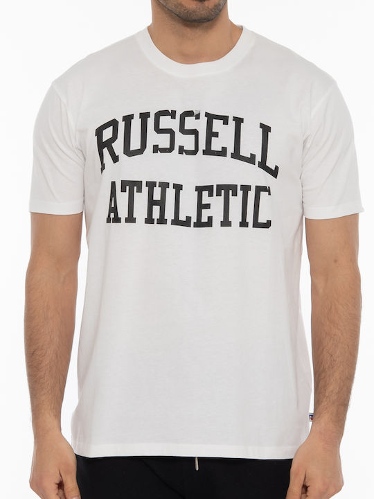 Russell Athletic Herren T-Shirt Kurzarm Weiß