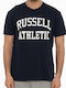 Russell Athletic T-shirt Bărbătesc cu Mânecă Scurtă Albastru marin