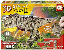 Δεινόσαυρος T-Rex Puzzle 3D 82 Pieces