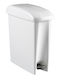 TTS Cleaning TTS.00005485 Metallic Toilet Bin 17lt White