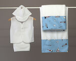 Baptism Towel Set Λευκό