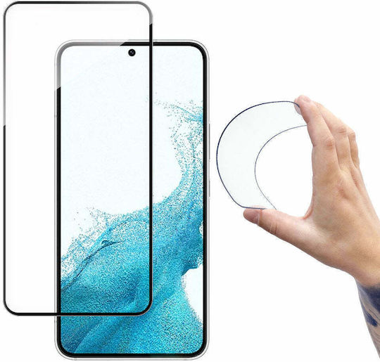 Wozinsky Flexi Nano Full Face Tempered Glass Μαύρο (Galaxy S22+ 5G)
