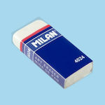 Milan Eraser Set for Pencil and Pen 24pcs White