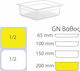 Ready Polypropylene Gastronorm GN1/2 H200mm