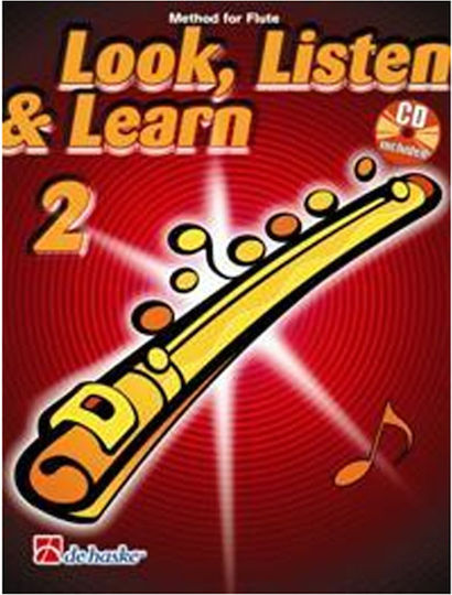 De Haske Look Listen & Learn part 2 - Flute Μέθοδος Εκμάθησης για Πνευστά + CD