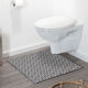 Sealskin Covoraș de Baie Bumbac Pătrat Trellis 800107 Negru 60x60buc
