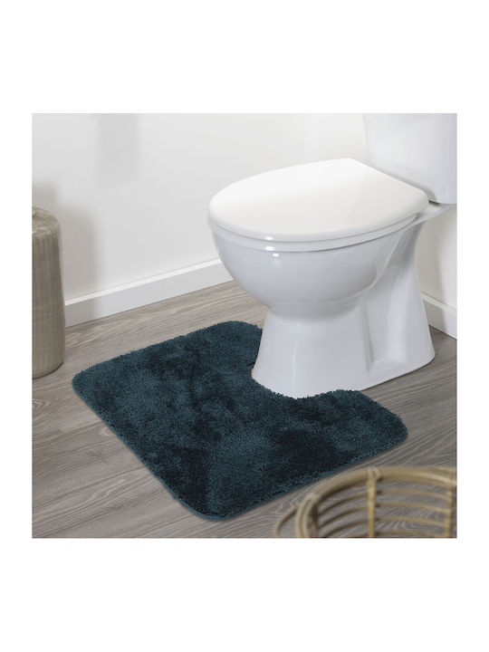 Sealskin Non-Slip Bath Mat Microfiber Toilet Angora 800123 Dark Green 55x60cm