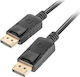 Lanberg Cable DisplayPort male - DisplayPort male 0.5m Black (CA-DPDP-10CC-0005-BK)