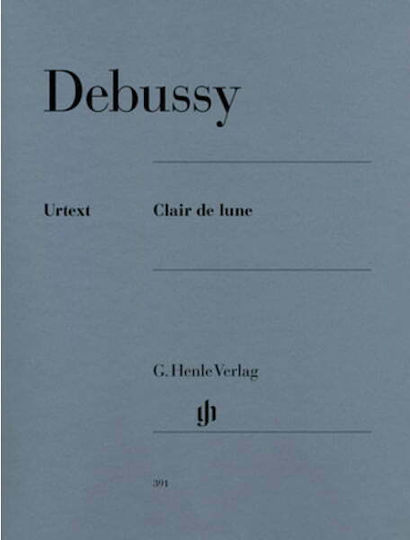 G. Henle Verlag Claude Debussy - Clair De Lune Παρτιτούρα για Πιάνο