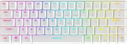 BlitzWolf BW-KB1 Fără fir Gaming Tastatură mecanică 60% cu Gateron Brown switch-uri și iluminare RGB Alb