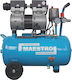 Maestro Single-Phase Air Compressors with Power 1hp and Airtank 24lt MAC-24BR