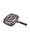 Dessini Double Grill Double Grill Pan Made of Aluminum with Stone Coating 32cm