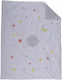Nef-Nef Βρεφικό Κουβερλί Little Star 110x140cm Grey