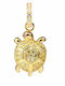 Lancaster Italia Animal Charm Made of Gold Plated Silver with Zircon
