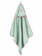 Greenwich Polo Club Baby Hooded Bath Towel 8815 Mint / Pink 80x80cm