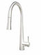 Gian Venus 308 Kitchen Faucet Counter with Shower Inox Silver